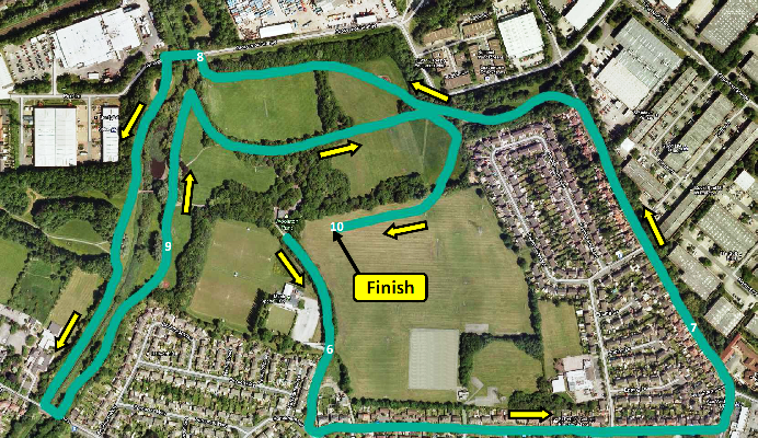 Warrington 10K Course Warrington 10K Course